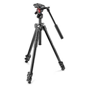 Manfrotto 290 Light Aluminium Tripod withBeFree Li Video Head and Pixi Mini Bundle