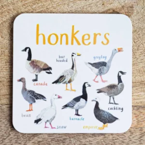 Sarah Edmonds Illustration - Honkers Bird Coaster